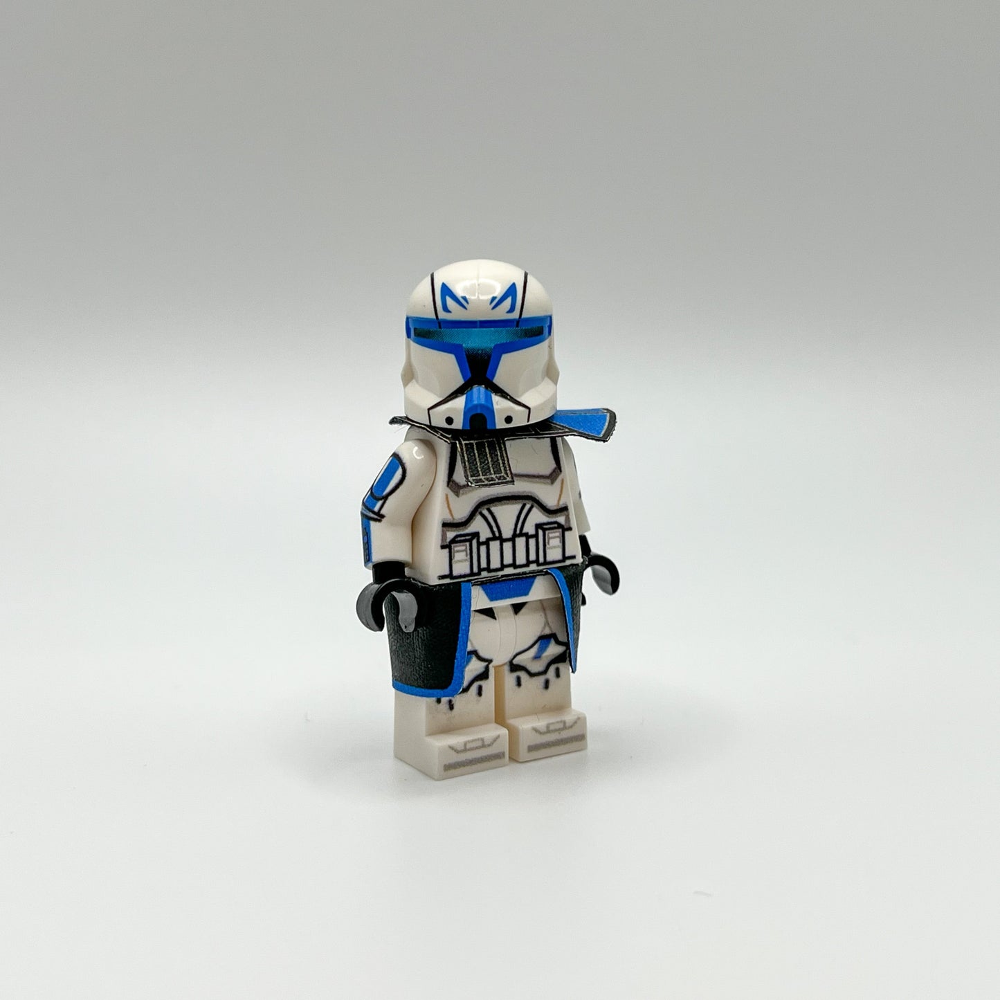 UV Printed Custom LEGO® Minifig Commando Rex with cloth kama and pauldron