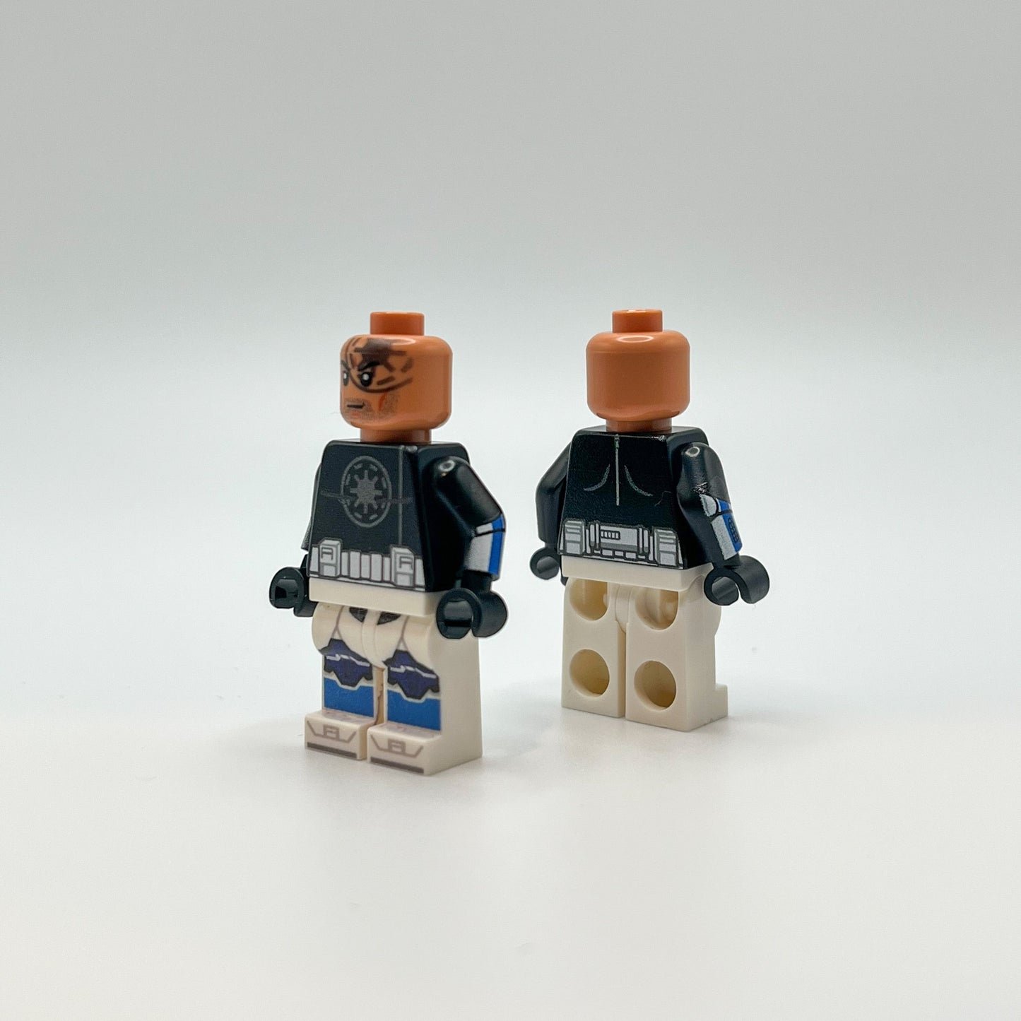 UV Printed Custom LEGO® Star Wars Jumpsuit Jesse with front and back view