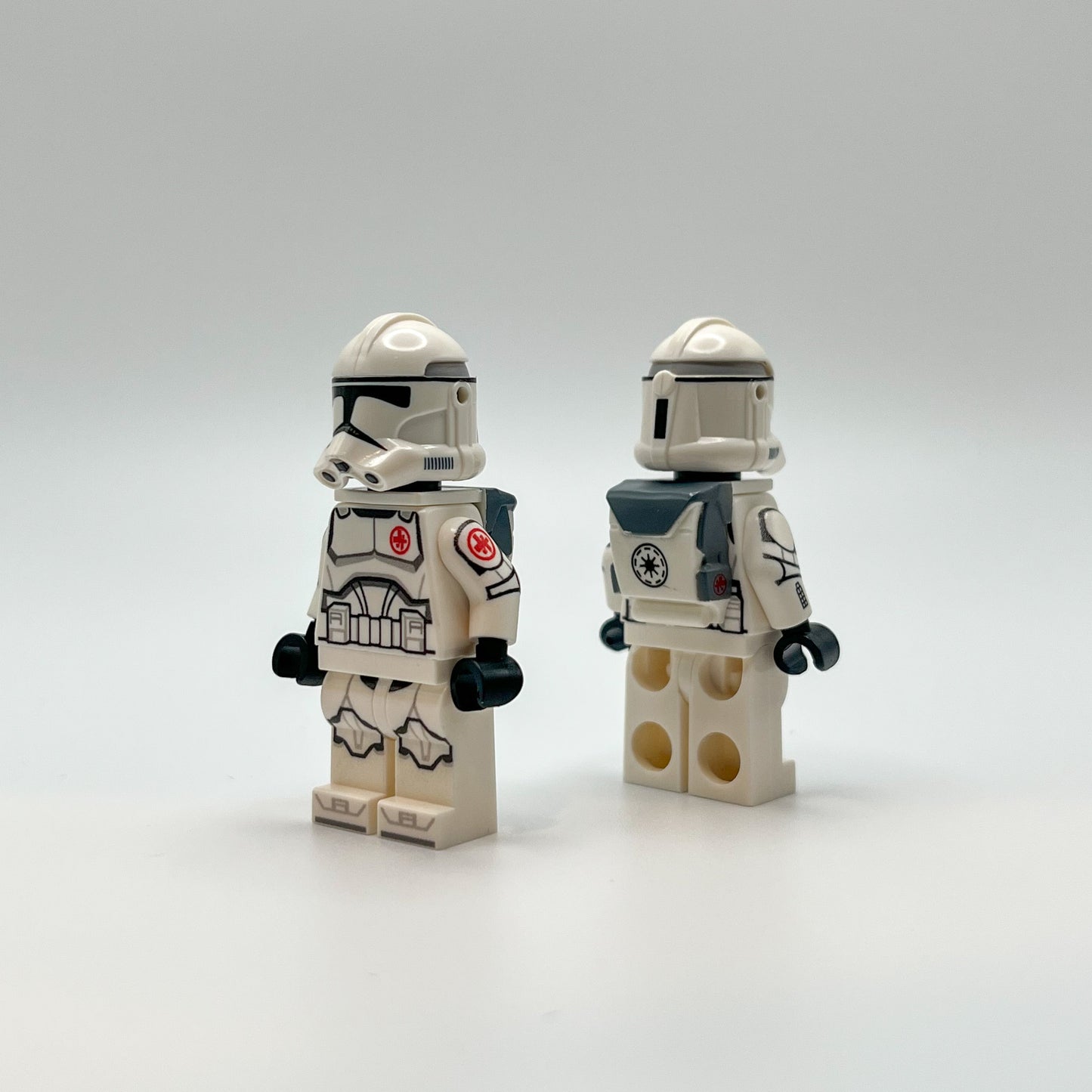 Front and back view of Printed Custom LEGO® medic grunt