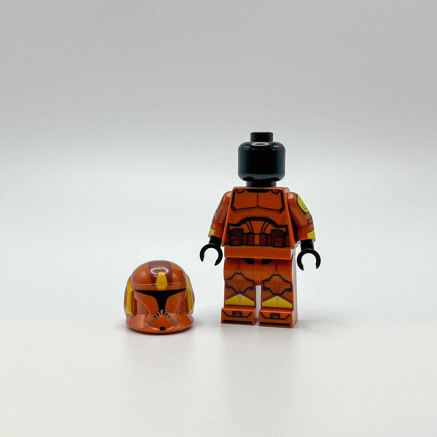 UV Printed Custom LEGO® Commander Jet with helmet off