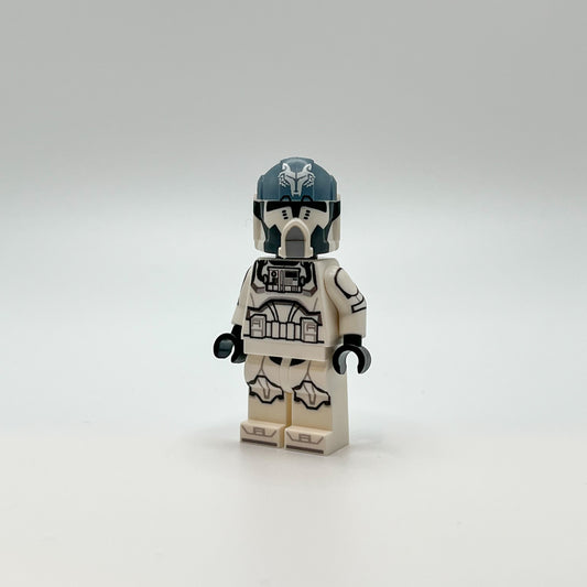Custom UV Printed LEGO® Star Wars Wolfpack Clone Pilot with grey Clone Army Customs pilot helmet