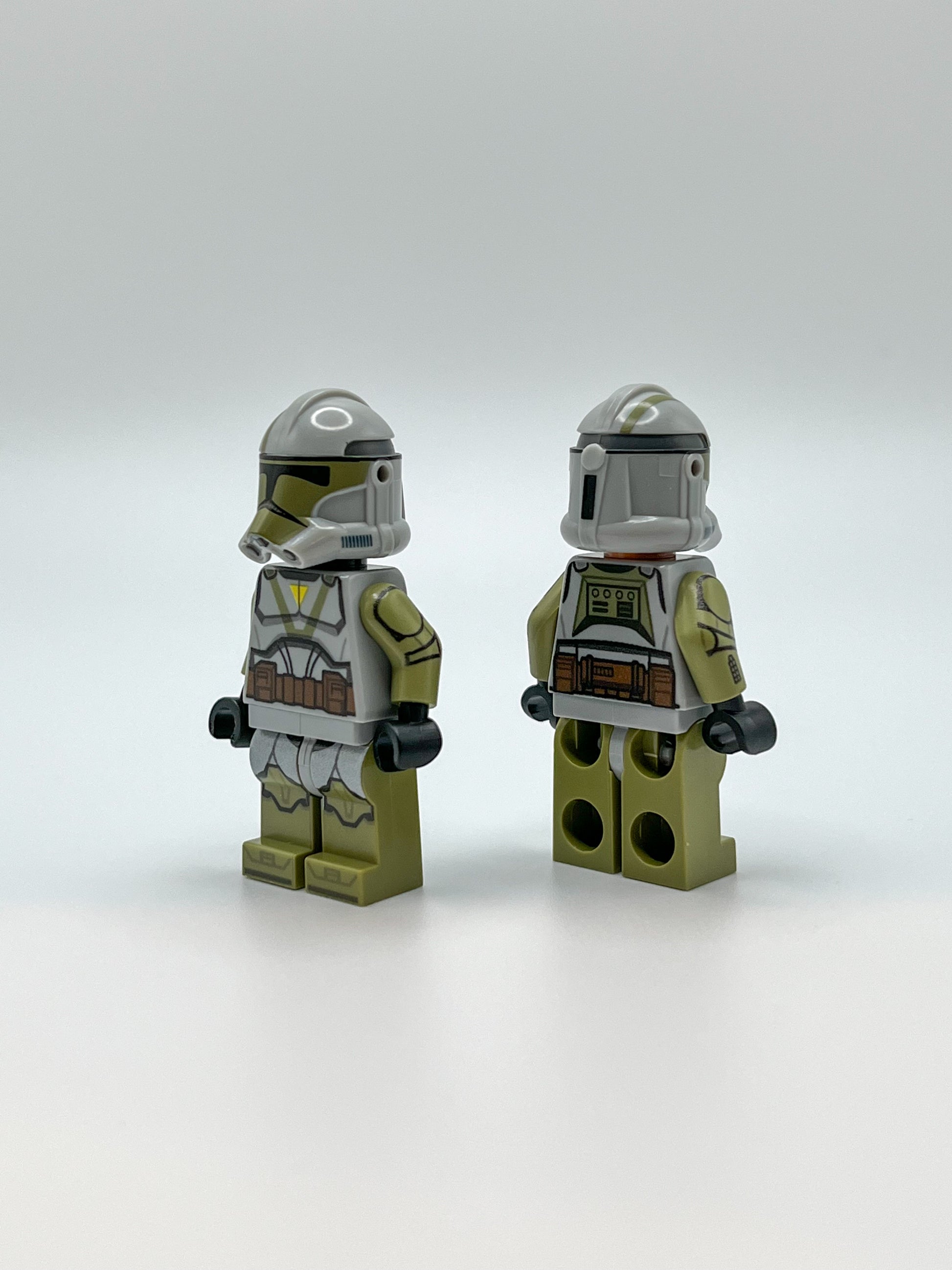 Custom Printed LEGO® Clone Wars Doom Trooper with front and back printingview