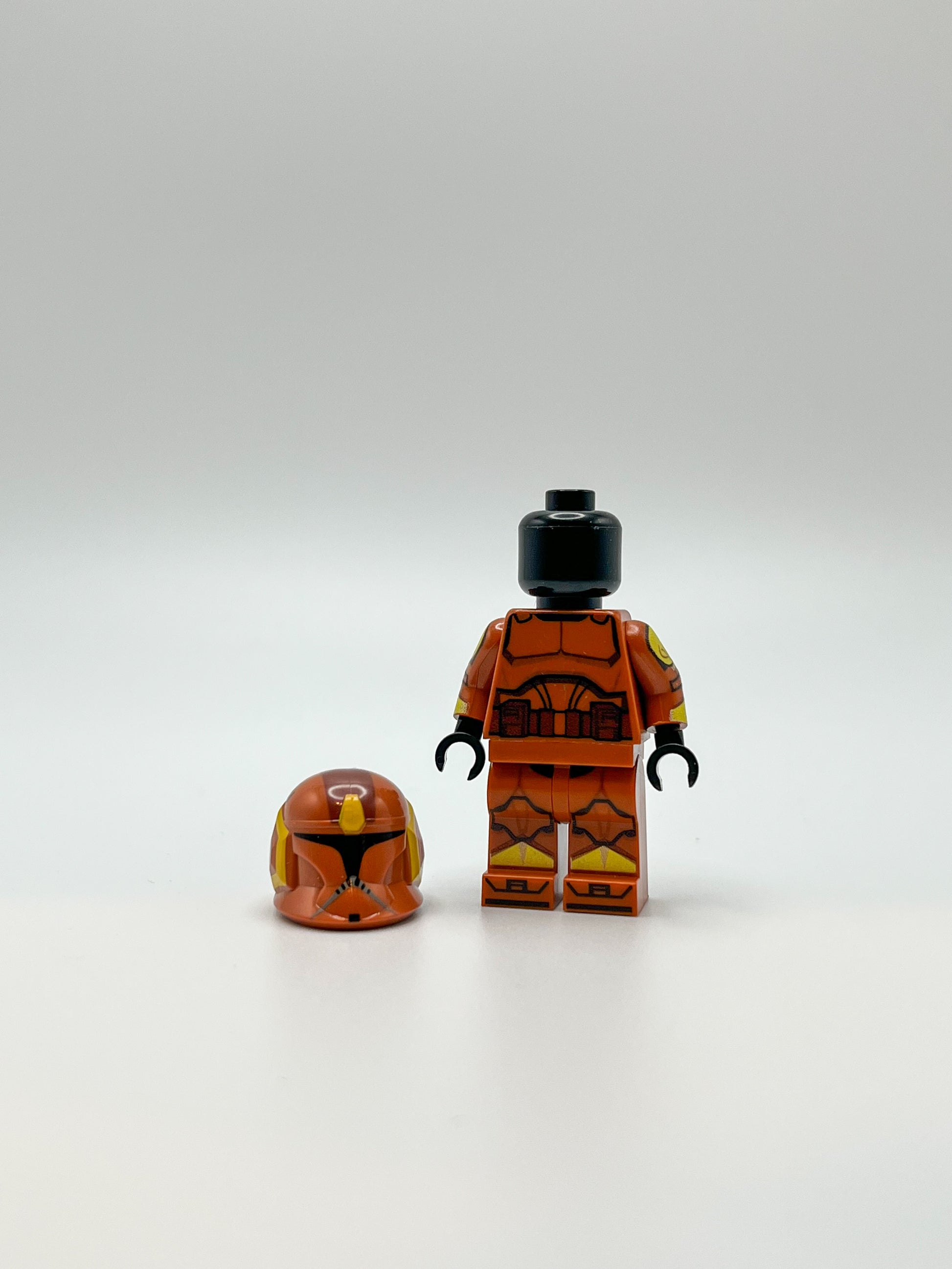 UV Printed Custom LEGO® Commander Jet with helmet off