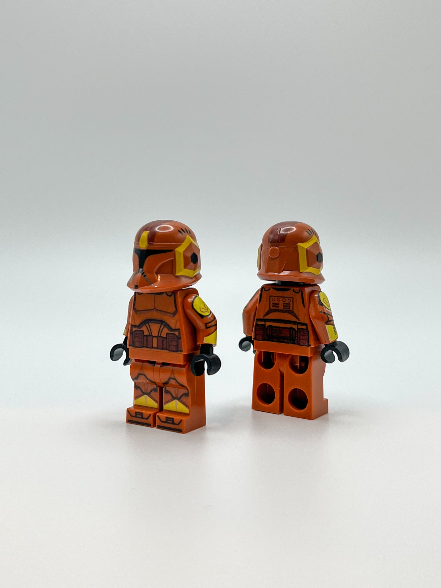 Front and back view of Printed Custom LEGO® Star Wars Commander Jet